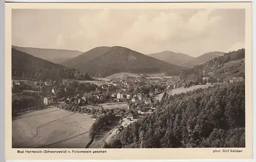 (19928) Foto AK Bad Herrenalb, Panorama, vor 1945