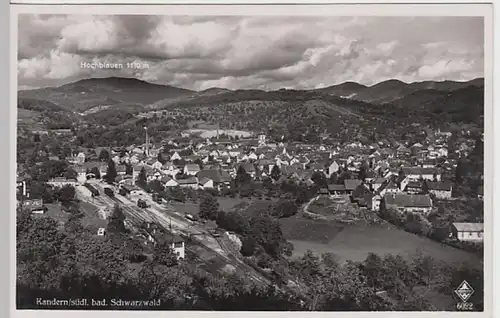 (19866) Foto AK Kandern, Panorama 1939