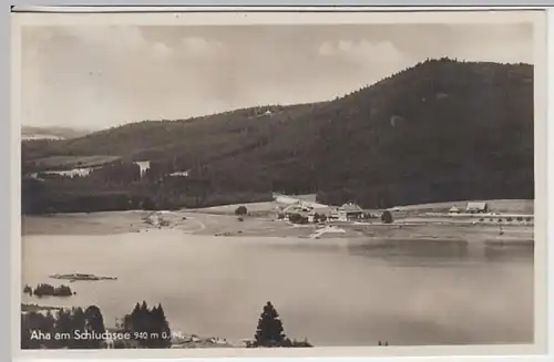 (19732) Foto AK Aha, Schluchsee, Pension Auerhahn 1936