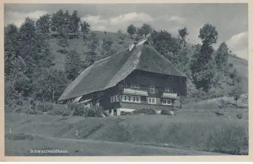 (1963) AK Schwarzwaldhaus, vor 1945