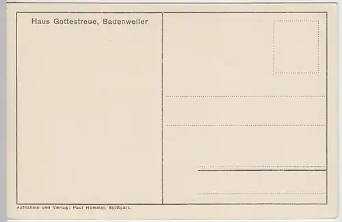 (18891) AK Badenweiler, Umgebung, vor 1945