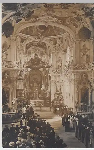 (18843) Foto AK Birnau, Wallfahrtskirche, Inneres 1921