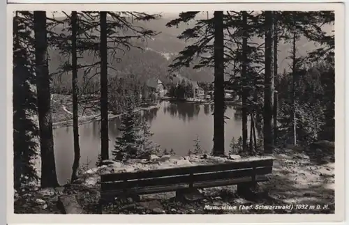 (17786) Foto AK Seebach (Schwarzw.), Mummelsee 1936