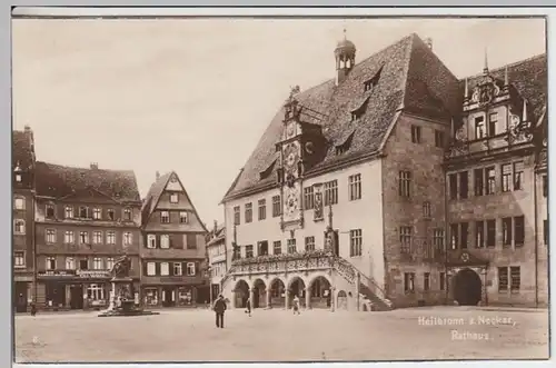 (17625) Foto AK Heilbronn, Rathaus, vor 1945