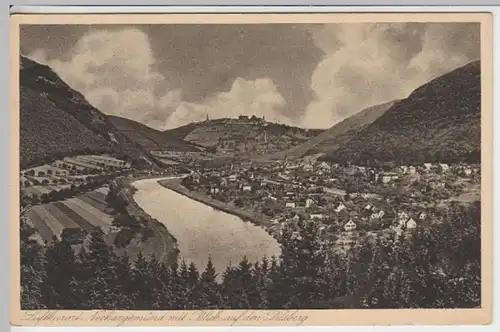 (17490) AK Neckargemünd mit Dilsberg, vor 1945