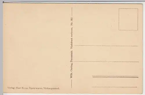 (17490) AK Neckargemünd mit Dilsberg, vor 1945