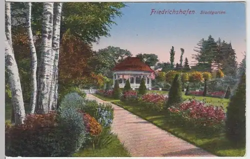 (17189) AK Friedrichshafen (Bodensee), Stadtgarten, vor 1945