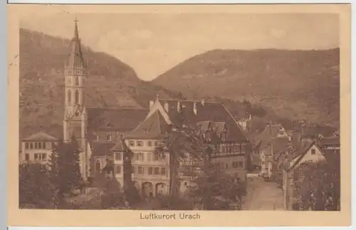 (16327) AK Bad Urach, Ortsansicht 1926