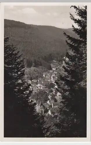 (16070) Foto AK Bad Liebenzell, Panorama 1955