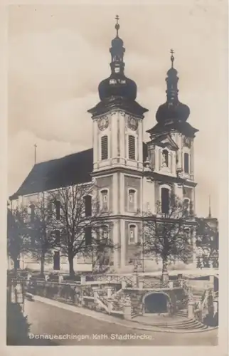 (1558) Foto AK Donaueschingen, Kath. Stadtkirche 1920/30er