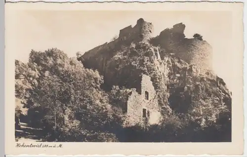 (15142) Foto AK Singen, Hohentwiel, Festung 1935