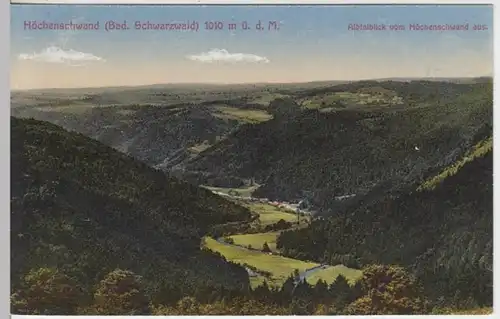 (13488) AK Höchenschwand, Albtalblick, vor 1945