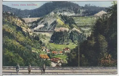 (12003) AK Triberg im Schwarzwald, Dreifache Bahnlinien, vor 1945