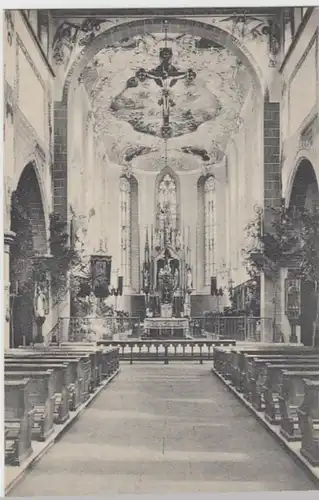 (11710) AK Konstanz, St. Stephan, Inneres, vor 1945