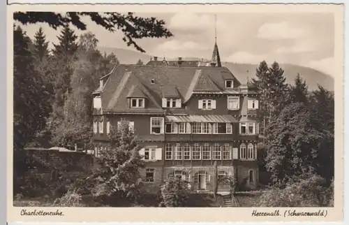 (11706) Foto AK Bad Herrenalb, Hospiz Charlottenruhe, vor 1945