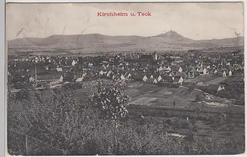 (115748) AK Kirchheim u. Teck, Totale 1911