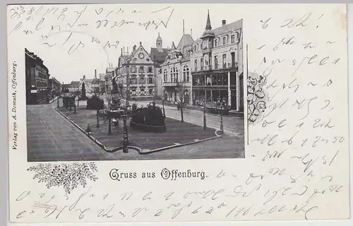 (115631) AK Gruss aus Offenburg, um 1900