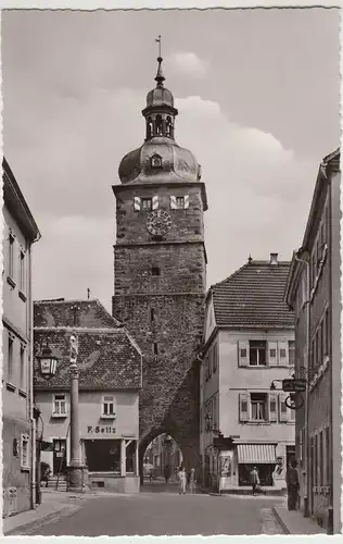 (115599) Foto AK Buchen i.Odw., Am Stadtturm 1950/60er