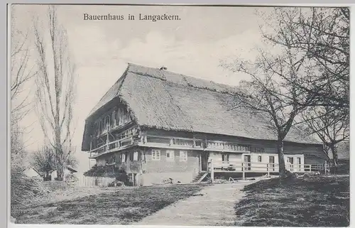 (115354) AK Langackern (Horben), Bauernhaus 1911