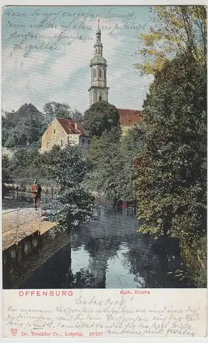 (115116) AK Offenburg, Kath. Kirche 1904