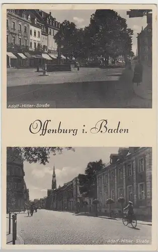 (115114) AK Offenburg, Straßenpartie 1943