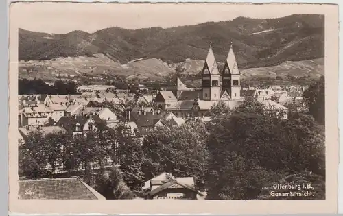 (115080) Foto AK Offenburg, Gesamtansicht 1939