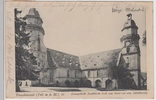 (115004) AK Freudenstadt, Stadtkirche 1919