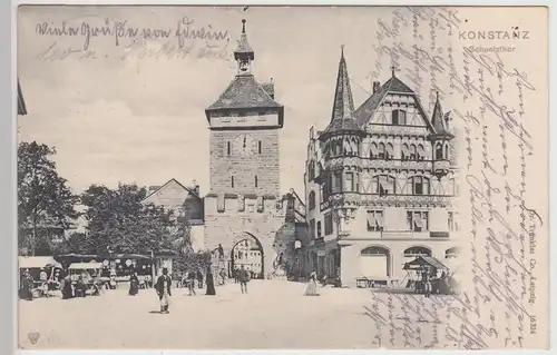 (114918) AK Konstanz, Schnetzthor 1908