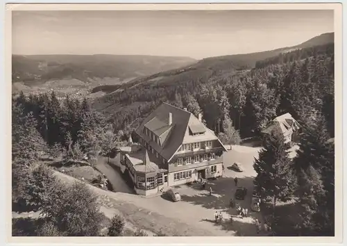 (114738) Foto AK Bermersbach, Höhenhotel Rote Lache 1950er