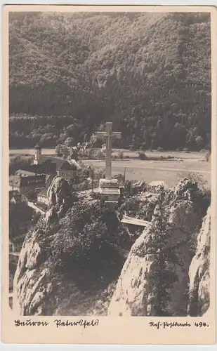 (114731) Foto AK Beuron, Petersfels 1936