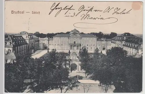 (114130) AK Schloss Bruchsal 1924