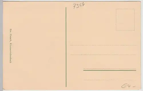 (114129) AK Forbach, Murgtal, Baden, Panorama, vor 1945