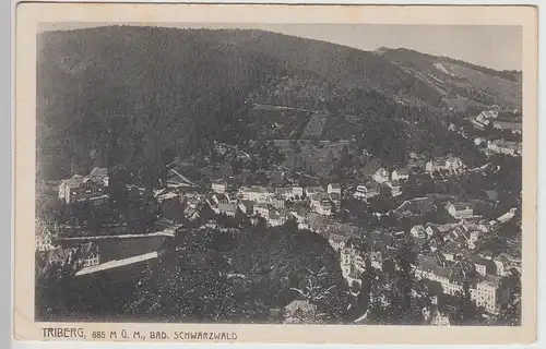 (114106) AK Triberg, Schwarzwald, Panorama, vor 1945