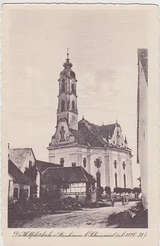 (114064) AK Steinhausen, Bad Schussenried, Wallfahrtskirche, vor 1945