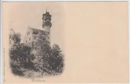 (113893) AK Owen, Burg Teck, Teckturm, bis 1905