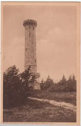 (113798) AK Badener Höhe, Friedrichsturm, vor 1945