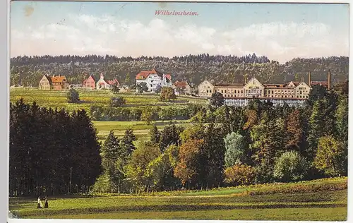 (113768) AK Lungenheilstätte Wilhelmsheim, Schiffrain, Oppenweiler, Feldp. 1916