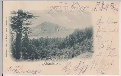 (113391) AK Hohenstaufen, Schwäbische Alb 1899