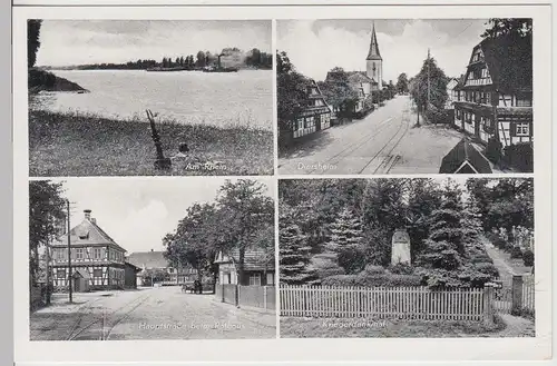 (113095) AK Diersheim (Rheinau), Mehrbildkarte 1940/50er