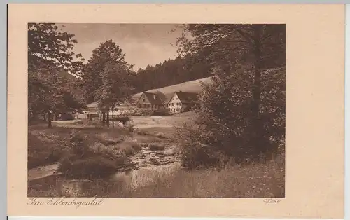 (112182) AK Ehlenbogental, Schwarzwald, vor 1945