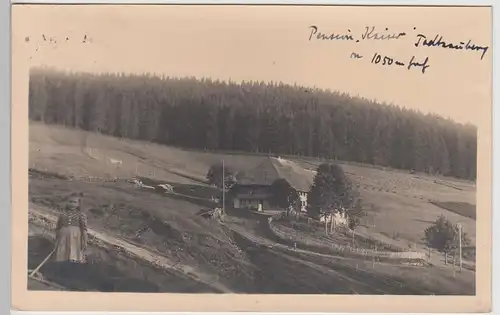 (112166) Foto AK Todtnauberg, Schwarzwald, Pension Kaiser 1927