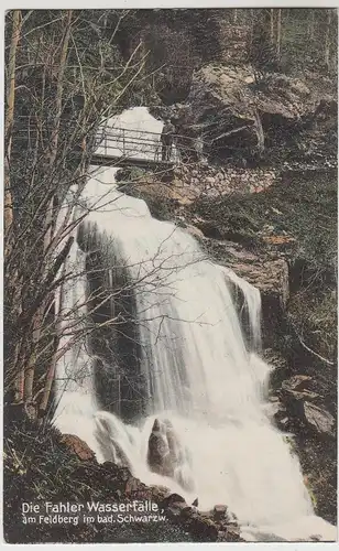 (112138) AK Fahler Wasserfall am Feldberg, Schwarzwald, vor 1945