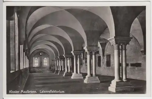 (11119) Foto AK Kloster Maulbronn, Laienreflektorium vor 1945