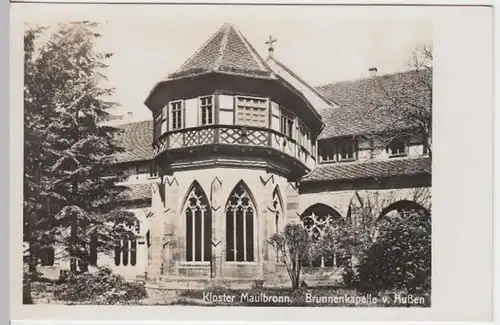 (11114) Foto AK Kloster Maulbronn, Brunnenkapelle vor 1945