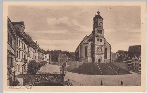 (110868) AK Schwäbisch Hall, Michaeliskirche 1920er