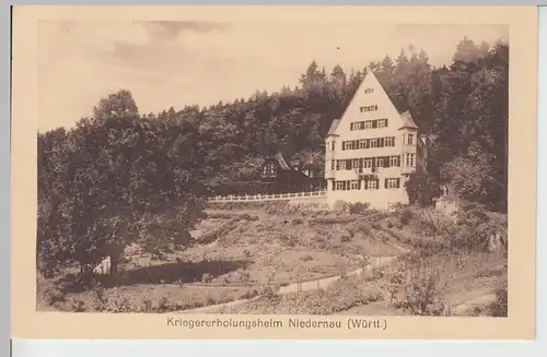 (110823) AK Niedernau, Kriegererholungsheim, vor 1945