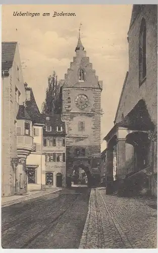 (11044) AK Überlingen am Bodensee, Franziskanertor 1919