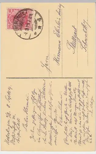 (11044) AK Überlingen am Bodensee, Franziskanertor 1919