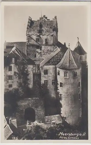 (110419) Foto AK Meersburg, altes Schloss vor 1945