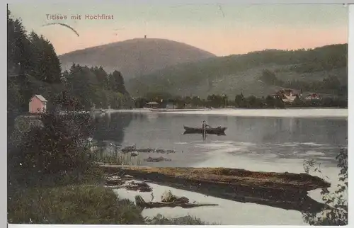(110013) AK Titisee, Schwarzwald, Hochfirst 1905
